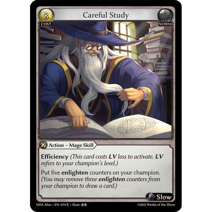 Image for Careful Study (074) (DOA Alter) - Grand Archive TCG