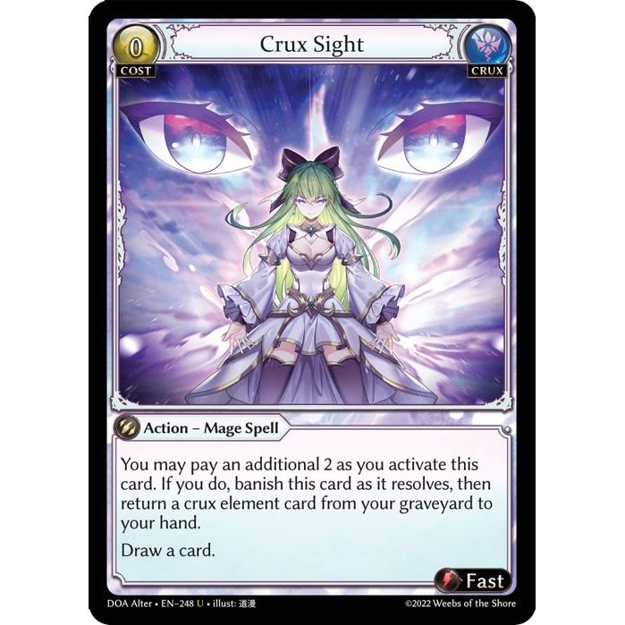 Image for Crux Sight (248) (DOA Alter) - Grand Archive TCG