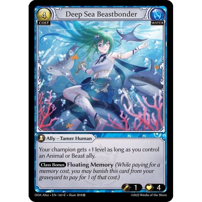 Image for Deep Sea Beastbonder (165) (DOA Alter) - Grand Archive TCG