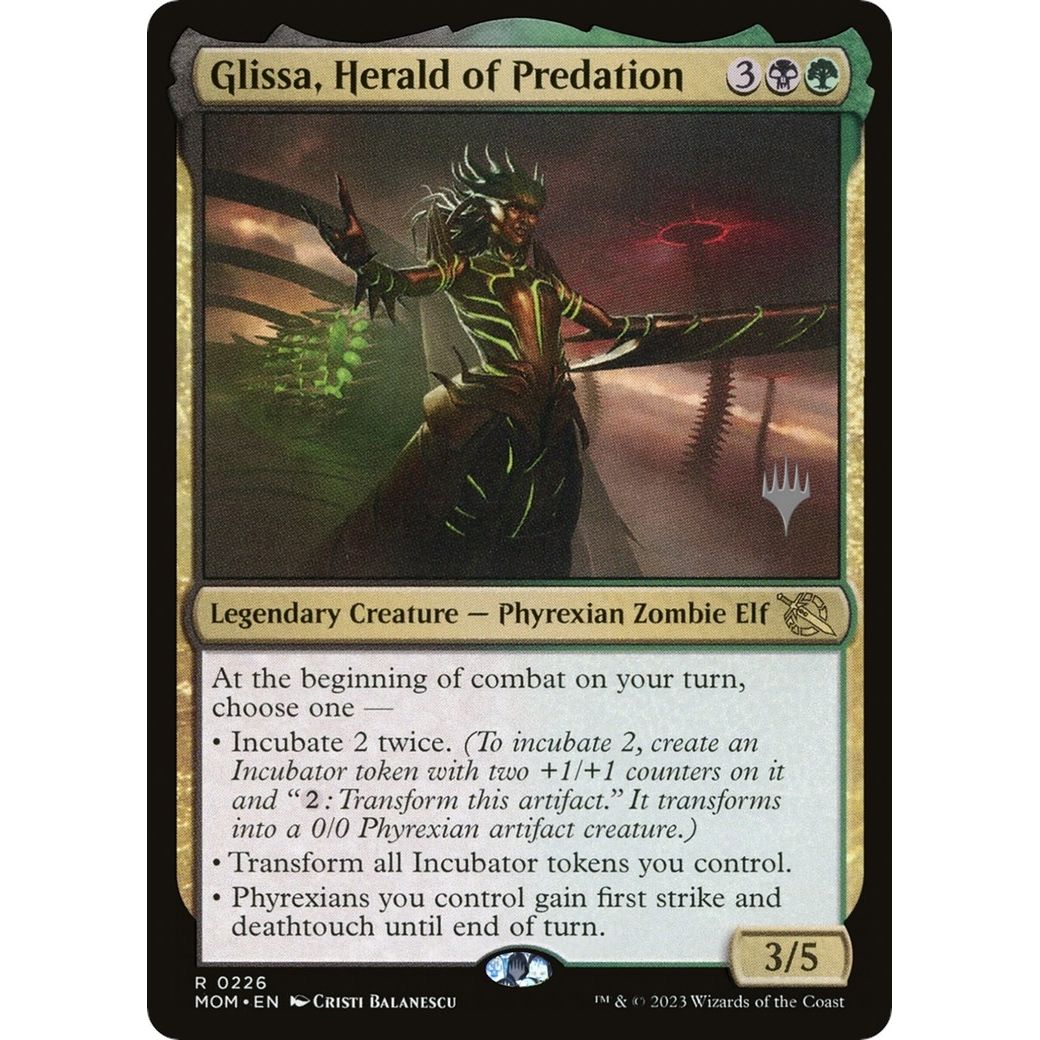 Image for Glissa, Herald of Predation (226) (PPMOM) - Magic: The Gathering