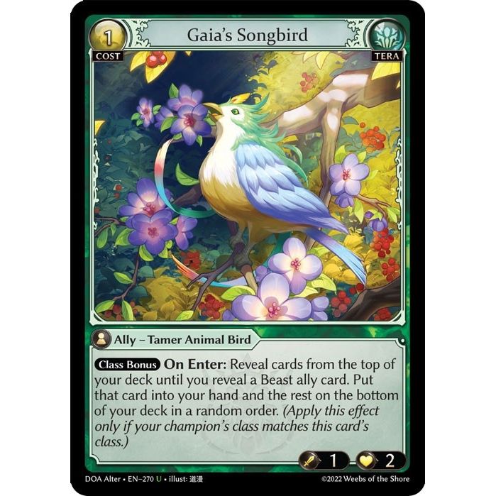 Image for Gaia's Songbird (270) (DOA Alter) - Grand Archive TCG