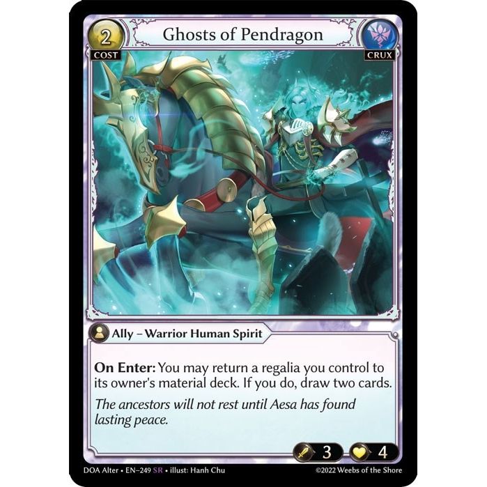 Image for Ghosts of Pendragon (249) (DOA Alter) - Grand Archive TCG