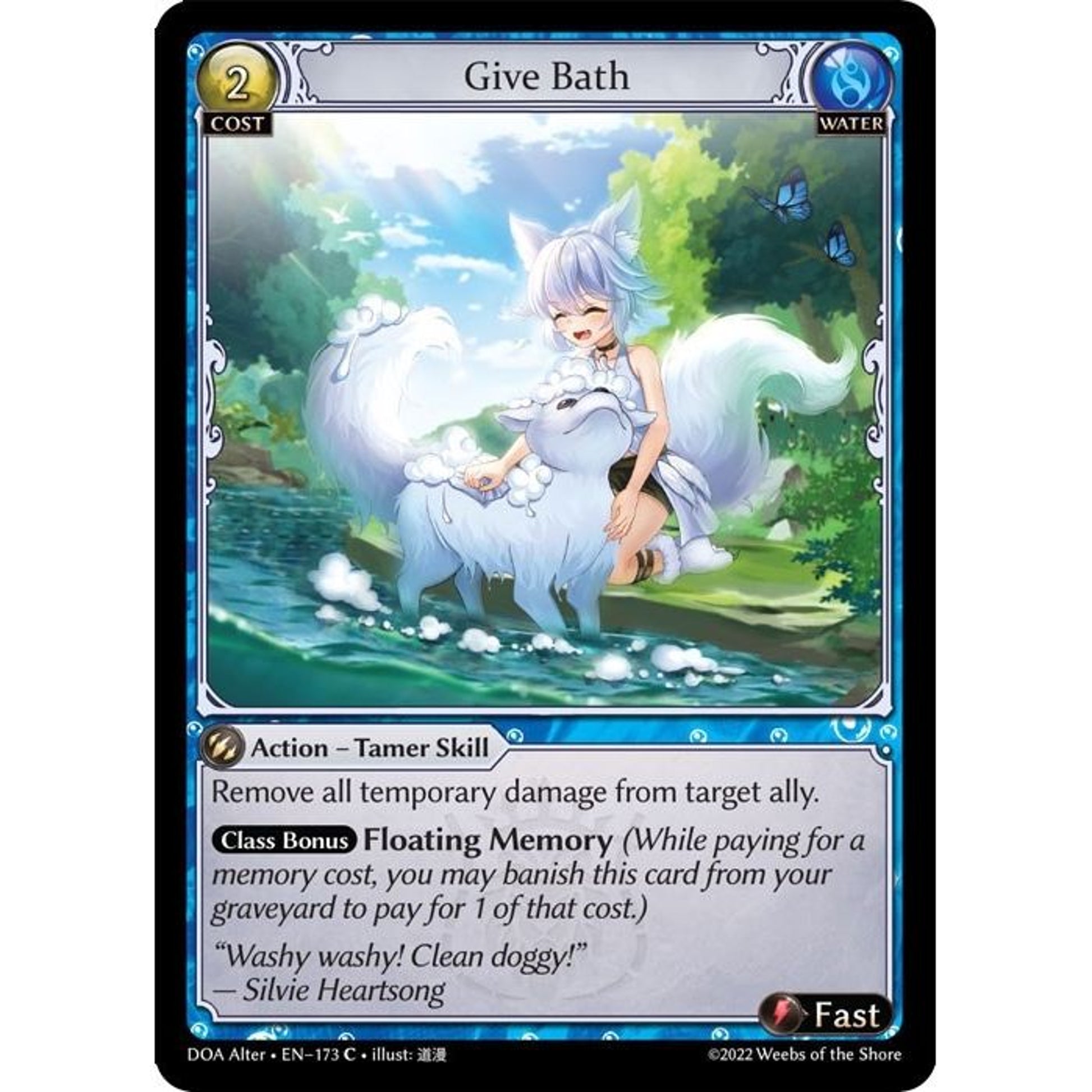 Image for Give Bath (173) (DOA Alter) - Grand Archive TCG