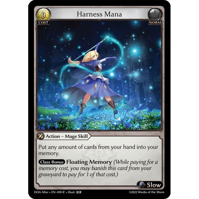 Image for Harness Mana (090) (DOA Alter) - Grand Archive TCG