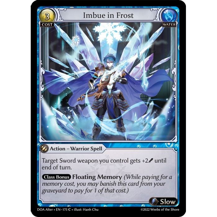 Image for Imbue in Frost (175) (DOA Alter) - Grand Archive TCG