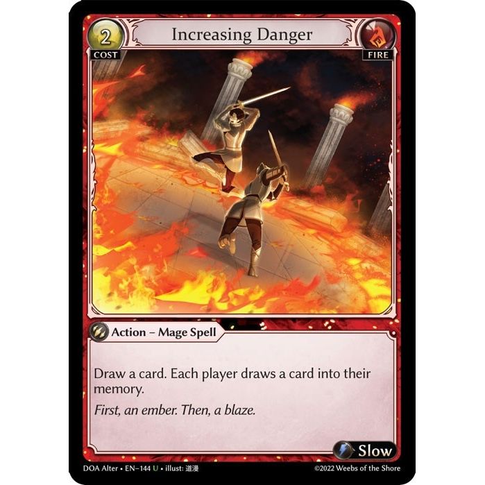 Image for Increasing Danger (144) (DOA Alter) - Grand Archive TCG