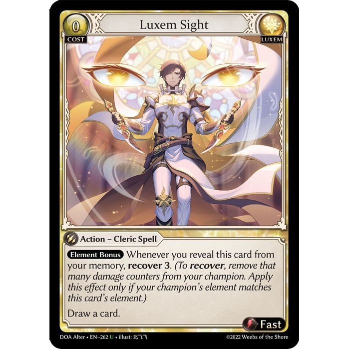 Image for Luxem Sight (262) (DOA Alter) - Grand Archive TCG