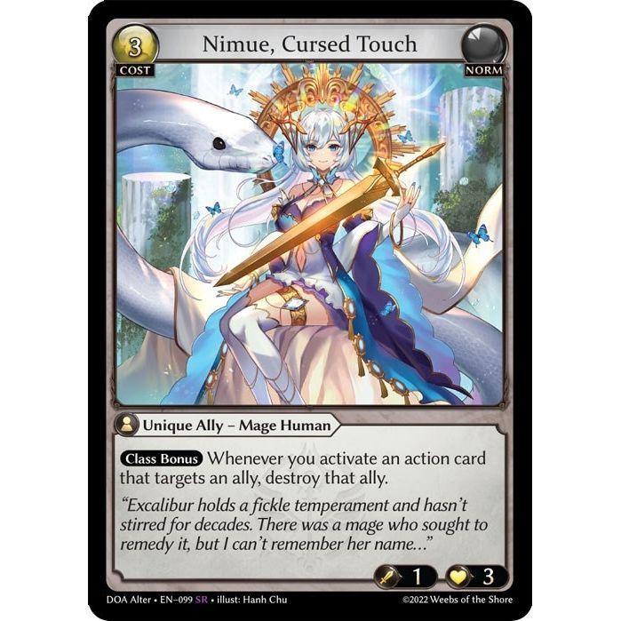 Image for Nimue, Cursed Touch (099) (DOA Alter) - Grand Archive TCG