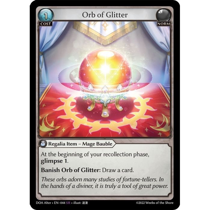 Image for Orb of Glitter (044) (DOA Alter) - Grand Archive TCG
