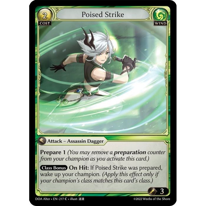 Image for Poised Strike (217) (DOA Alter) - Grand Archive TCG
