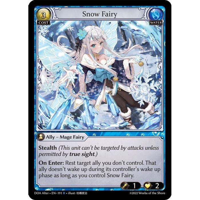 Image for Snow Fairy (191) (DOA Alter) - Grand Archive TCG