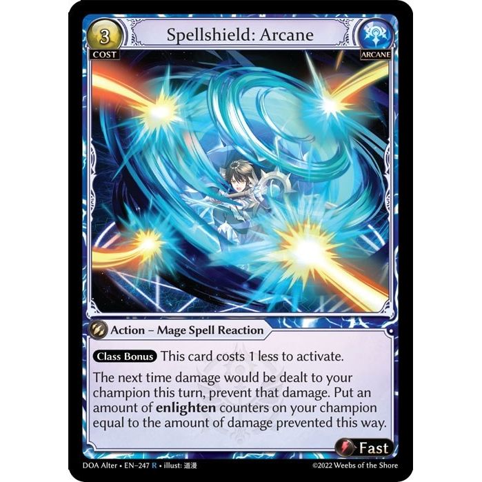 Image for Spellshield: Arcane (247) (DOA Alter) - Grand Archive TCG