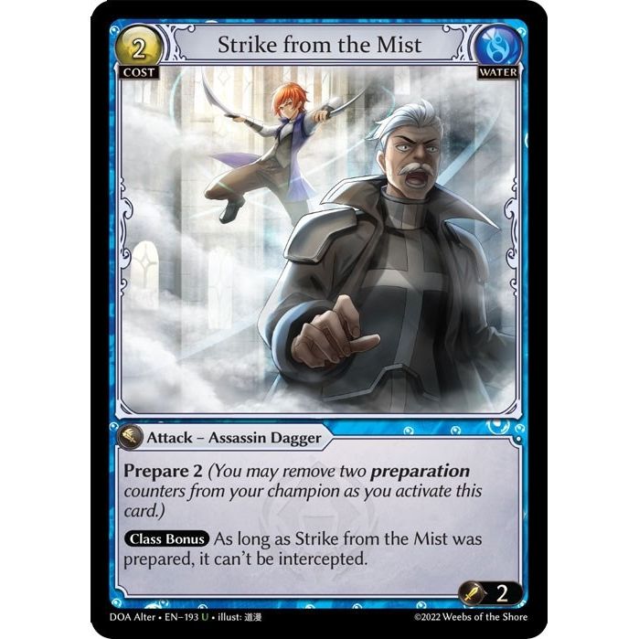 Image for Strike from the Mist (193) (DOA Alter) - Grand Archive TCG