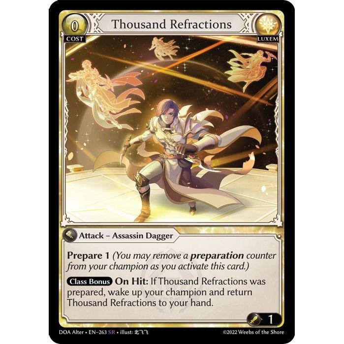 Image for Thousand Refractions (263) (DOA Alter) - Grand Archive TCG