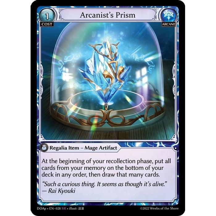 Image for Arcanist's Prism (028) (DOAp) - Grand Archive TCG