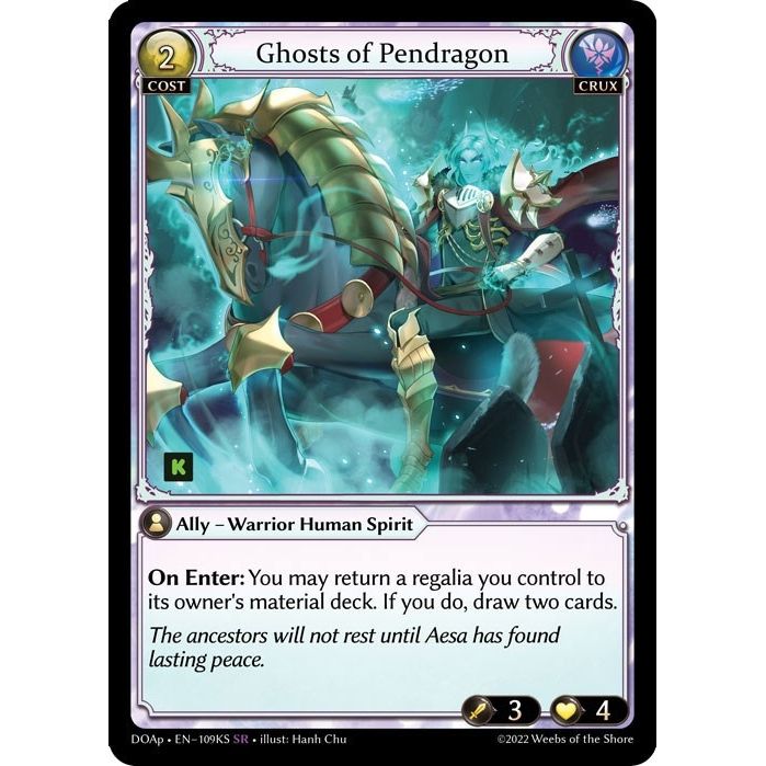 Image for Ghosts of Pendragon (109KS) (DOAp) - Grand Archive TCG