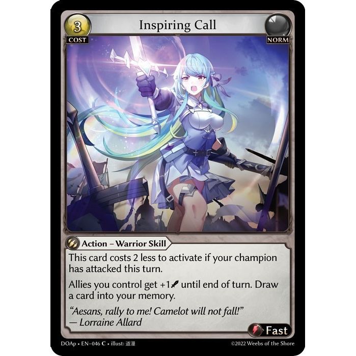 Image for Inspiring Call (046) (DOAp) - Grand Archive TCG