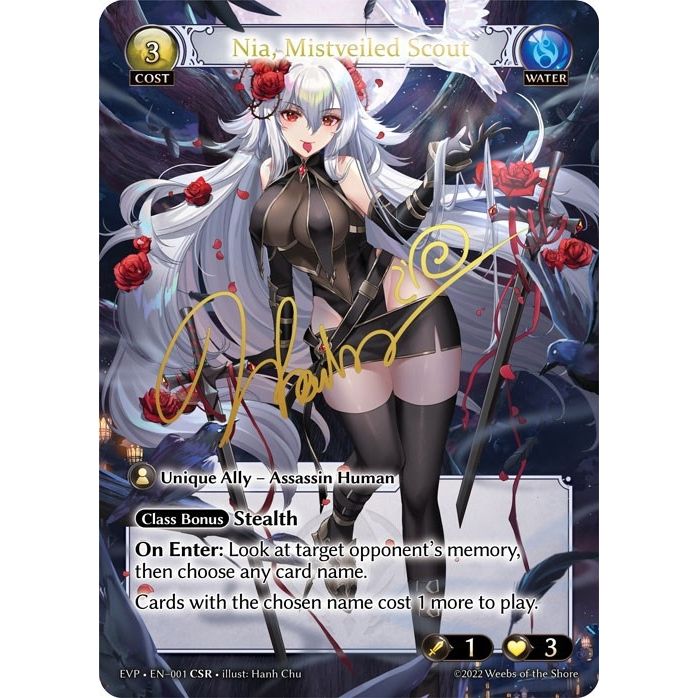 Image for Nia, Mistveiled Scout (001) (EVP) - Grand Archive TCG