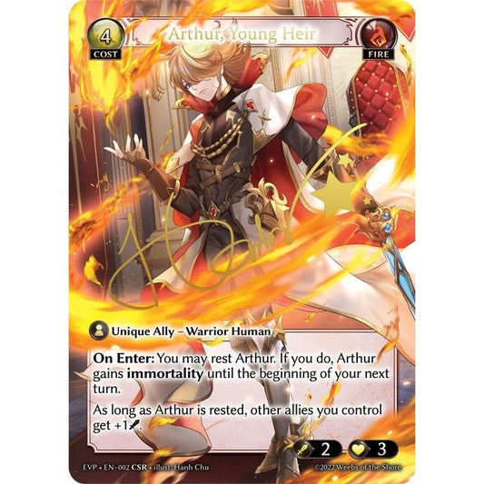 Image for Arthur, Young Heir (002) (EVP) - Grand Archive TCG