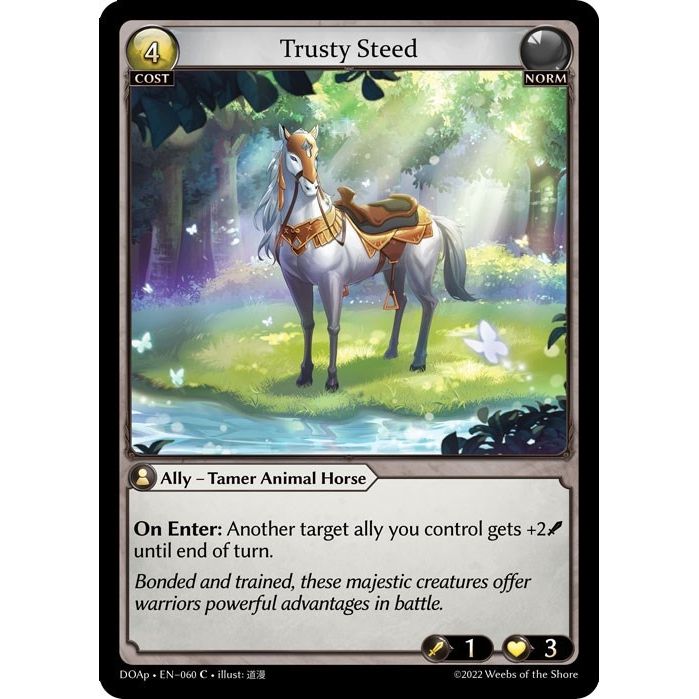 Image for Trusty Steed (060) (DOAp) - Grand Archive TCG