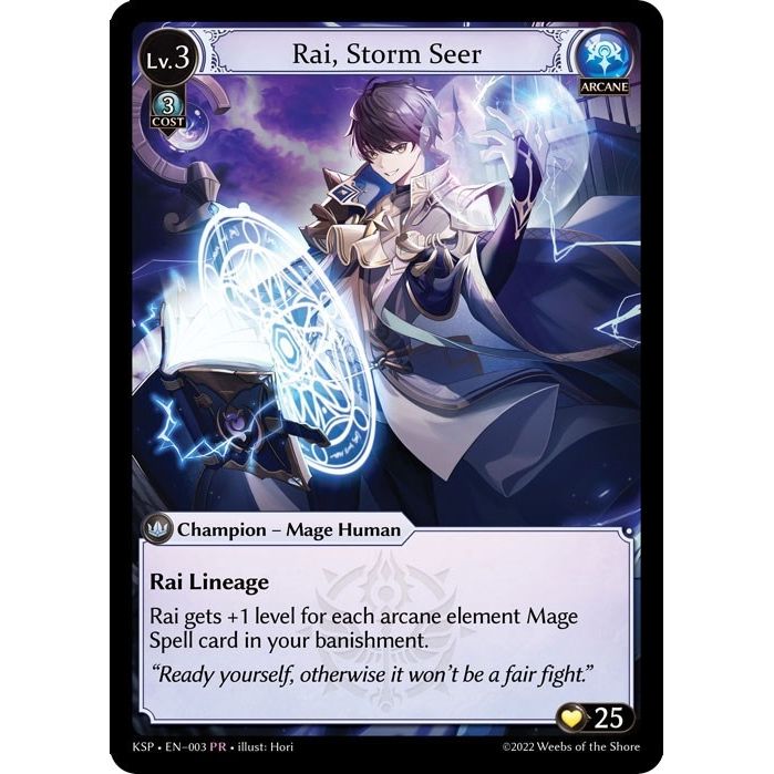 Image for Rai, Storm Seer (003) (KSP) - Grand Archive TCG