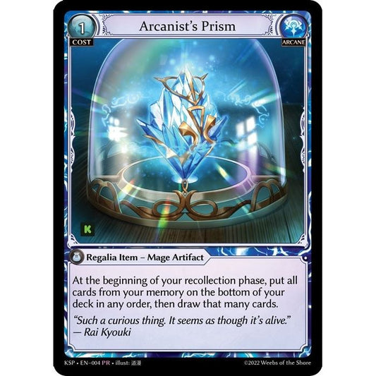 Image for Arcanist's Prism (004) (KSP) - Grand Archive TCG
