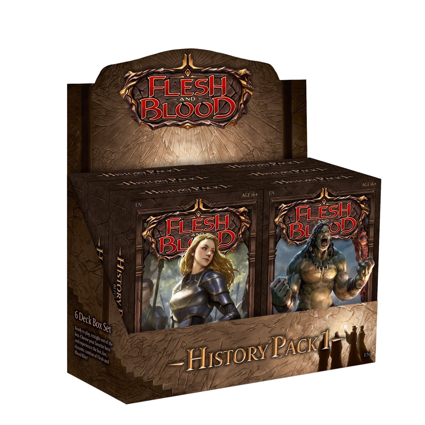 Image for History Pack 1 Blitz Deck Display - Flesh and Blood TCG