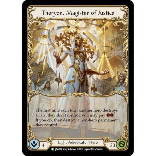 Image for Theryon, Magister of Justice - JDG008 (JDG008) (PR) - Flesh and Blood TCG