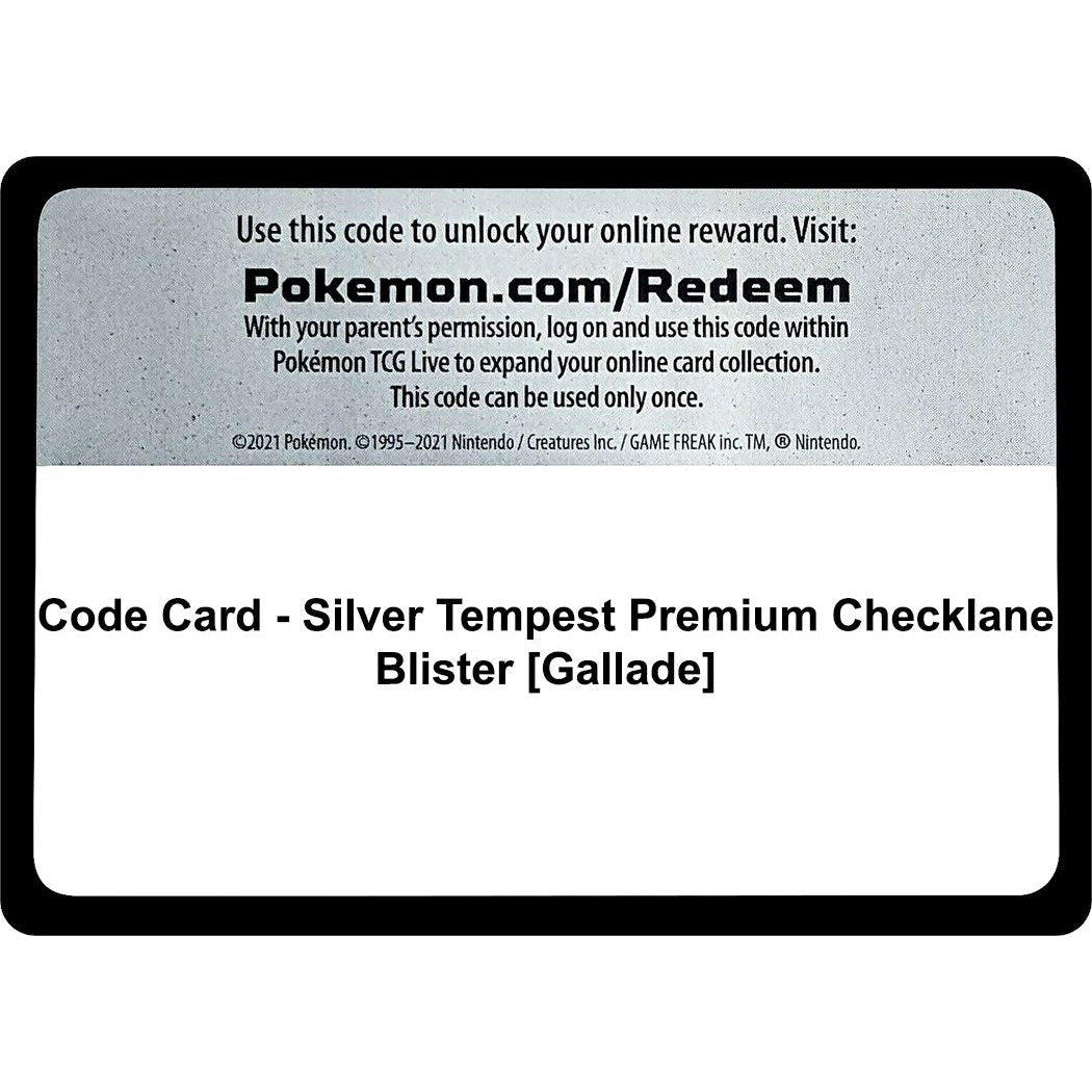 Image for Code Card - Silver Tempest Premium Checklane Blister [Gallade] (SWSH12) - Pokemon