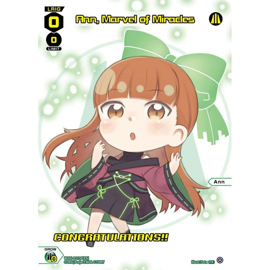 Image for Ann, Marvel of Miracles (May 2023) (Winner) (WXDi-P173P[EN]) (WXDi-P) - WIXOSS