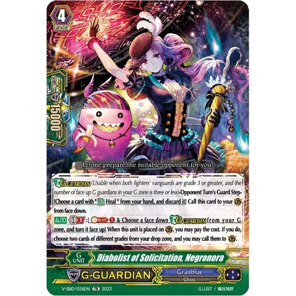 Image for Diabolist of Solicitation, Negronora (V-SS10/036EN) (V-SS10) - Cardfight Vanguard