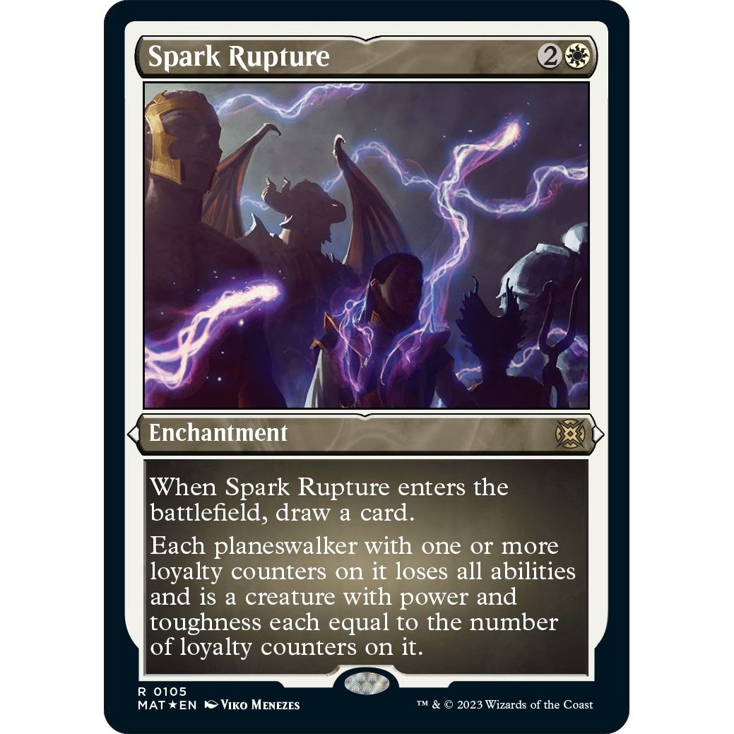 Image for Spark Rupture (Foil Etched) (105) (MAT) - Magic: The Gathering