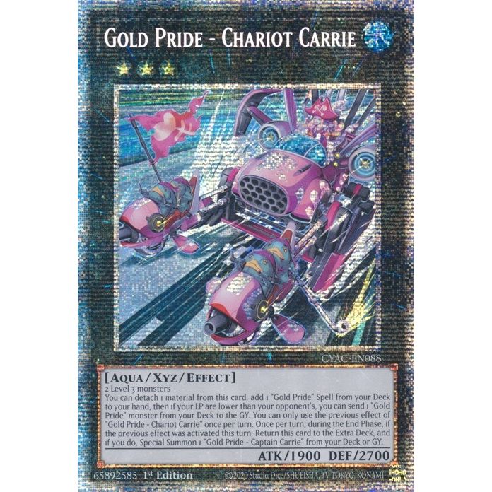 Image for Gold Pride - Chariot Carrie (Starlight Rare) (CYAC-EN088) (CYAC) - YuGiOh