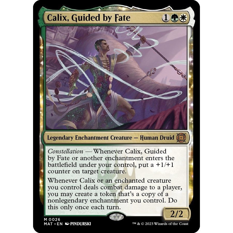 Image for Calix, Guided by Fate (26) (MAT) - Magic: The Gathering