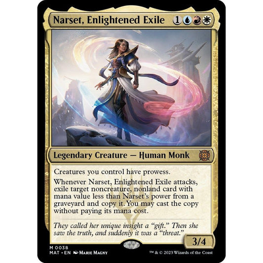 Image for Narset, Enlightened Exile (38) (MAT) - Magic: The Gathering