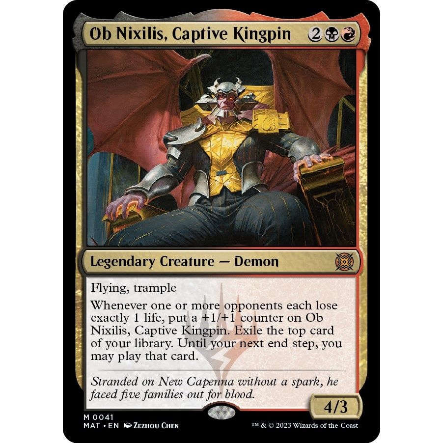 Image for Ob Nixilis, Captive Kingpin (41) (MAT) - Magic: The Gathering
