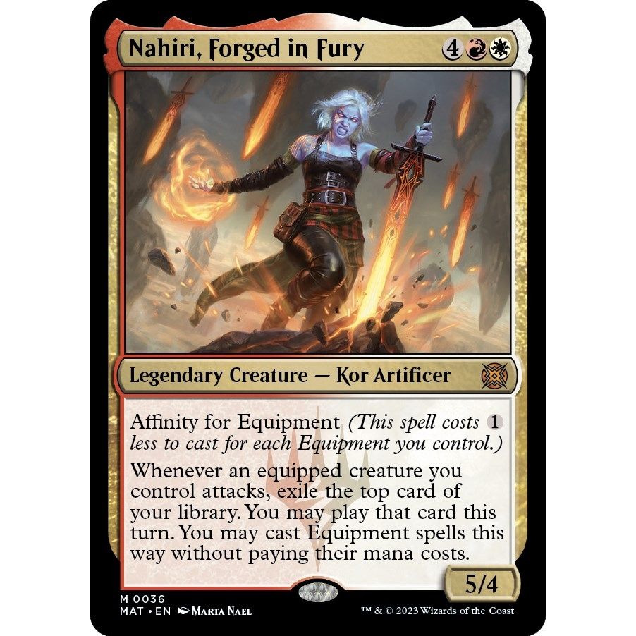 Image for Nahiri, Forged in Fury (36) (MAT) - Magic: The Gathering