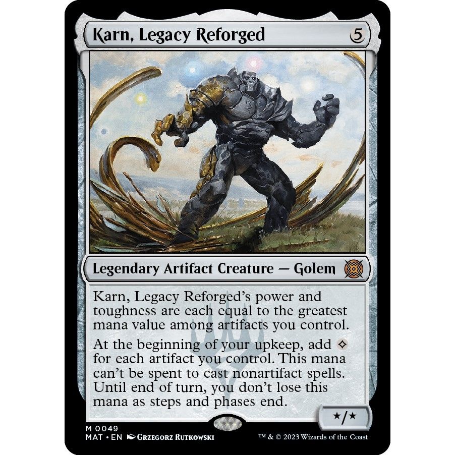 Image for Karn, Legacy Reforged (49) (MAT) - Magic: The Gathering