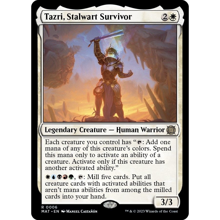 Image for Tazri, Stalwart Survivor (6) (MAT) - Magic: The Gathering