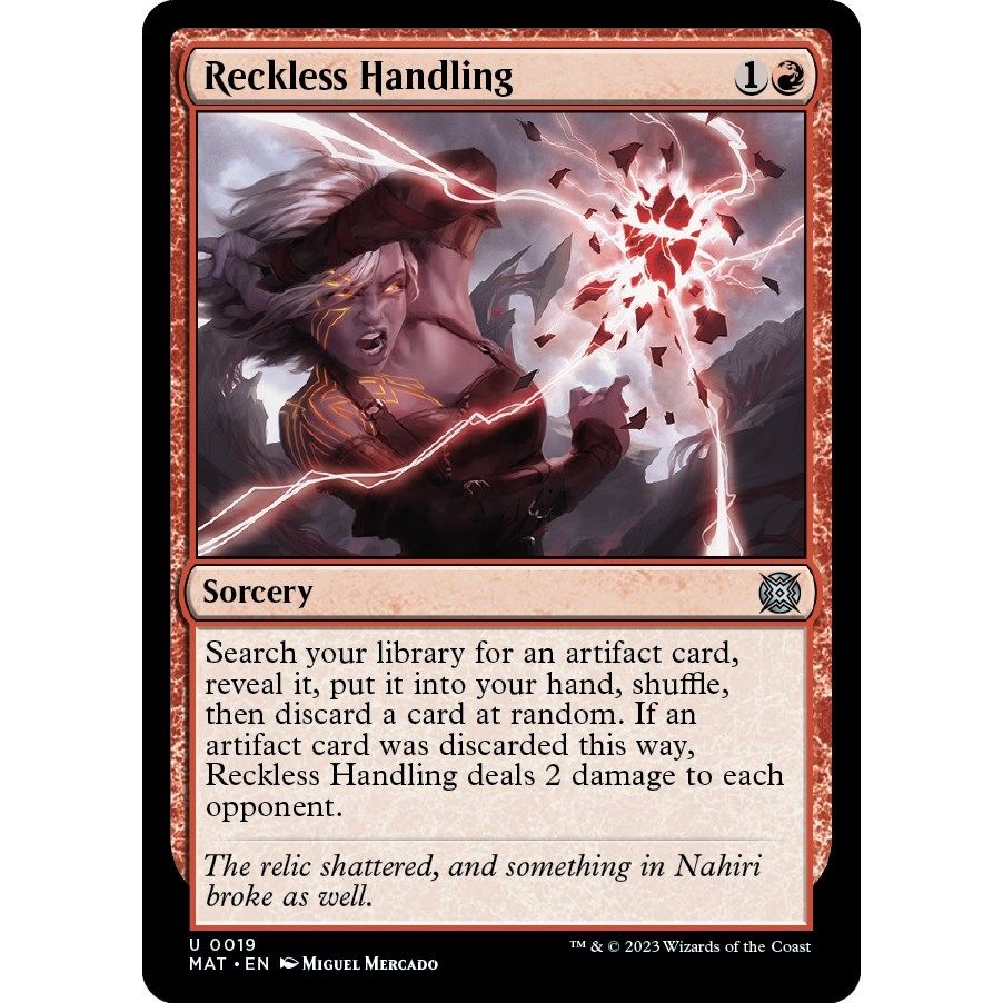 Image for Reckless Handling (19) (MAT) - Magic: The Gathering