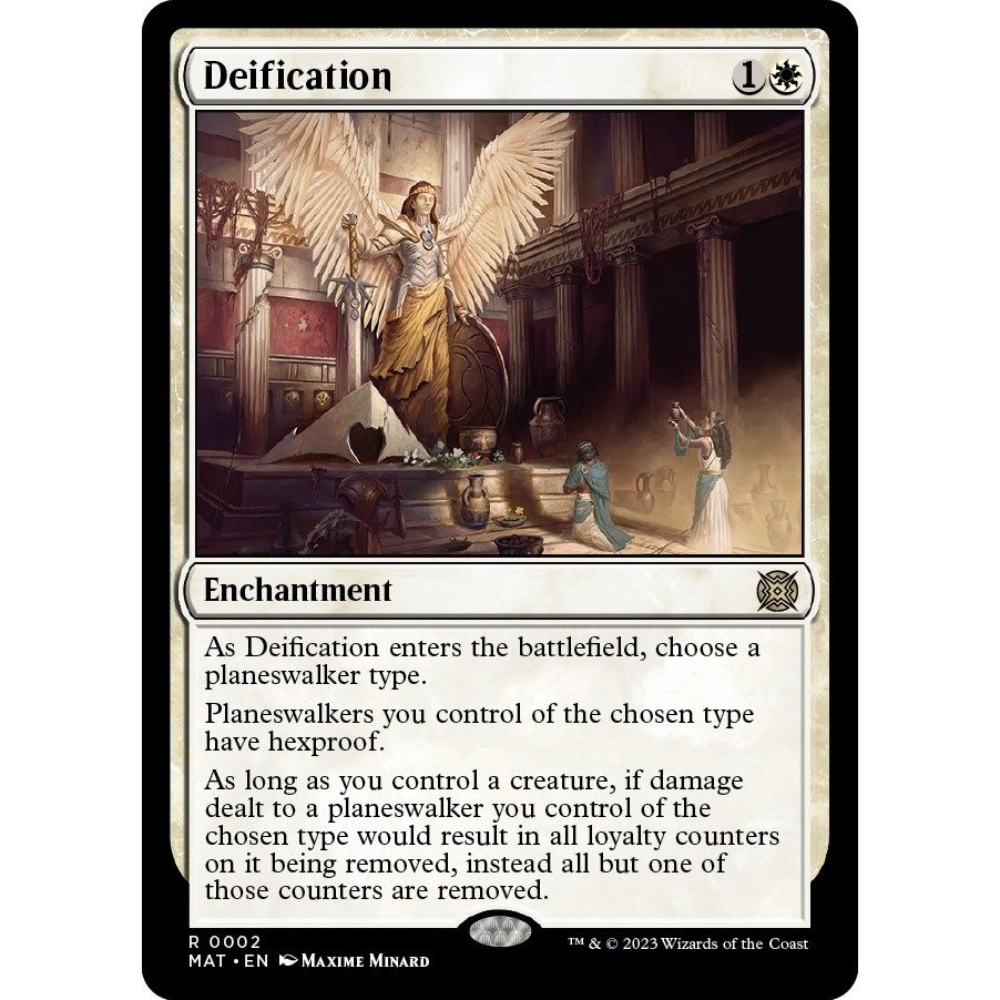 Image for Deification (2) (MAT) - Magic: The Gathering