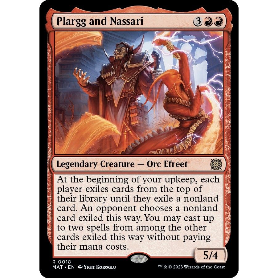 Image for Plargg and Nassari (18) (MAT) - Magic: The Gathering