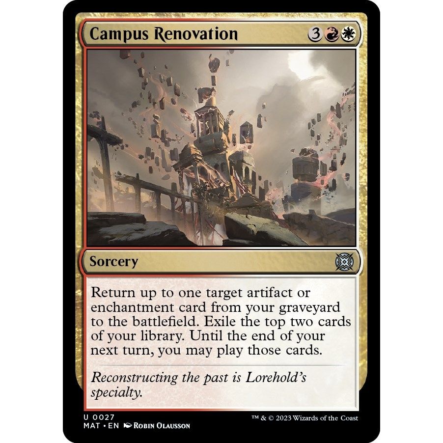 Image for Campus Renovation (27) (MAT) - Magic: The Gathering