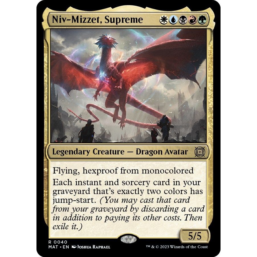 Image for Niv-Mizzet, Supreme (40) (MAT) - Magic: The Gathering