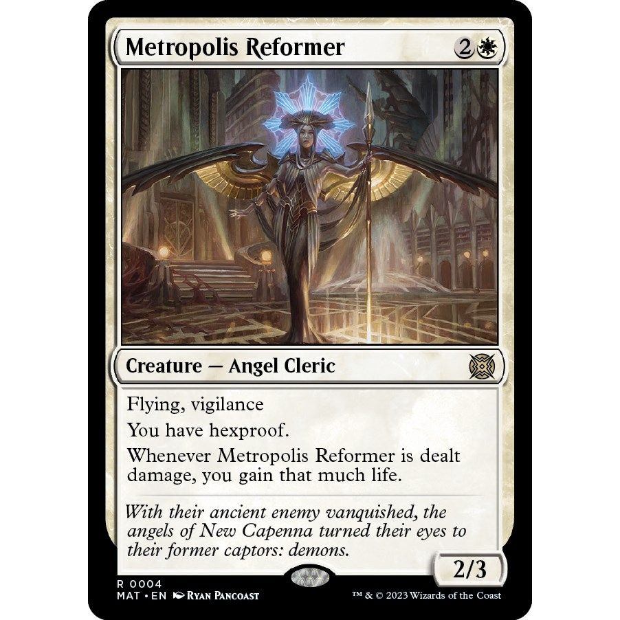 Image for Metropolis Reformer (4) (MAT) - Magic: The Gathering