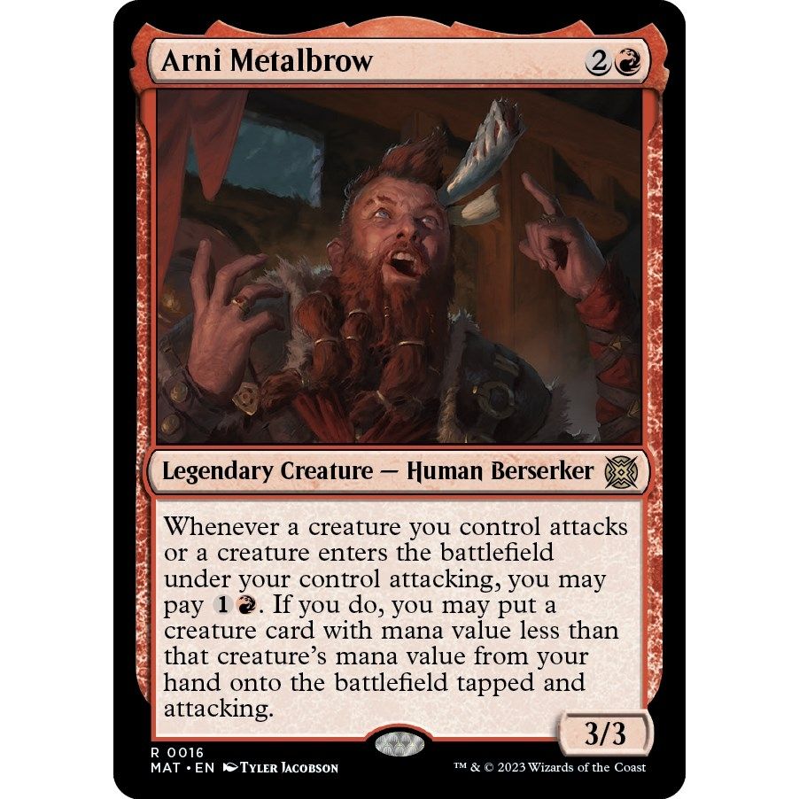 Image for Arni Metalbrow (16) (MAT) - Magic: The Gathering