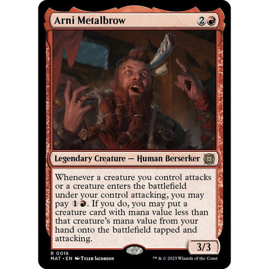 Image for Arni Metalbrow (16) (MAT) - Magic: The Gathering