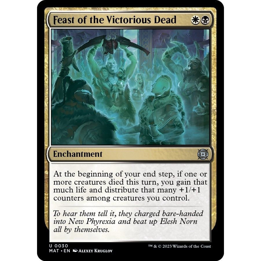 Image for Feast of the Victorious Dead (30) (MAT) - Magic: The Gathering