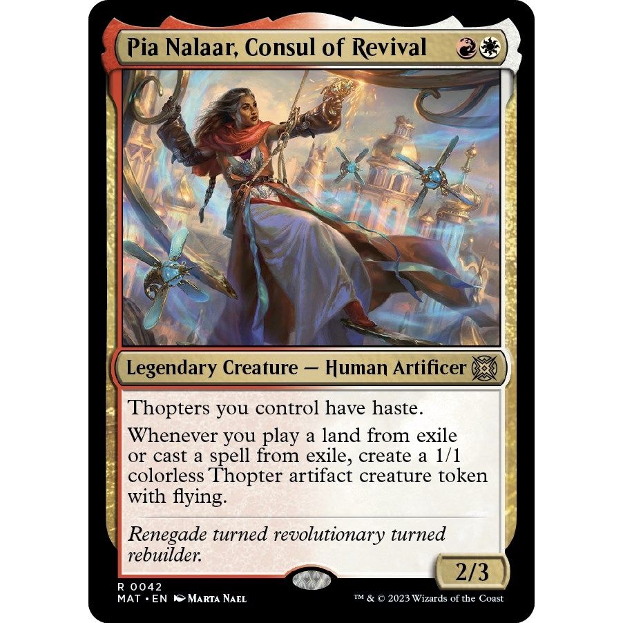 Image for Pia Nalaar, Consul of Revival (42) (MAT) - Magic: The Gathering