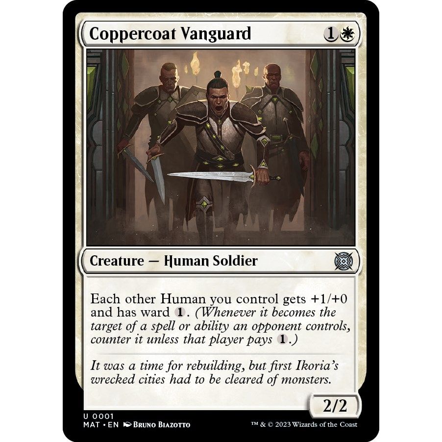 Image for Coppercoat Vanguard (1) (MAT) - Magic: The Gathering